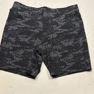 Under Armour Black and White Cargo Shorts